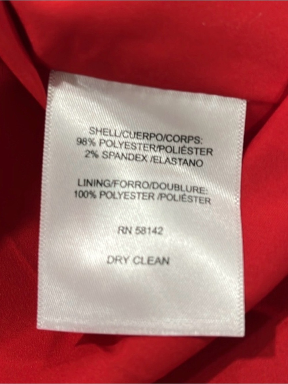 Maggy London Ruched Satin Midi Dress Women’s Size 10 Red Sleeveless NWT v neck - Picture 4 of 10
